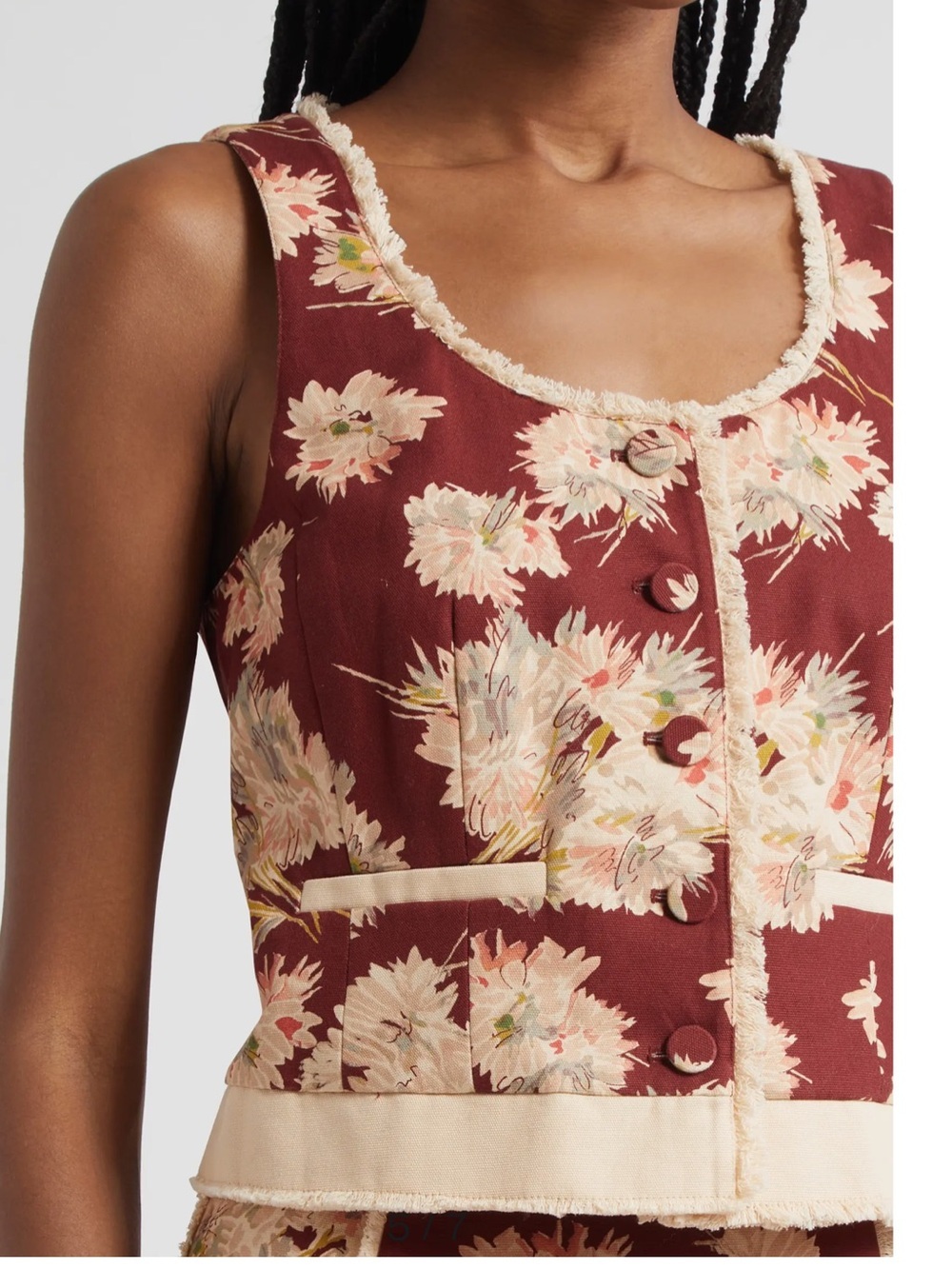 Rowena Mae Bouquet Floral Top size s